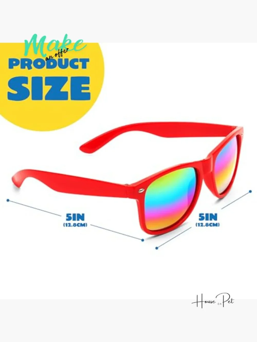 24 Neon Sunglasses with UV Protection, Bulk Party Favors for Goody Bags